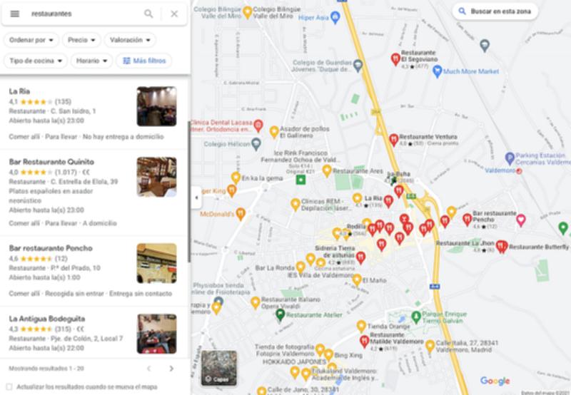Quieres que tu negocio aparezca en los resultados de Google para búsquedas locales